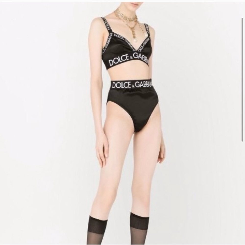Dolce & Gabbana High-waisted Logo-waistband Briefs